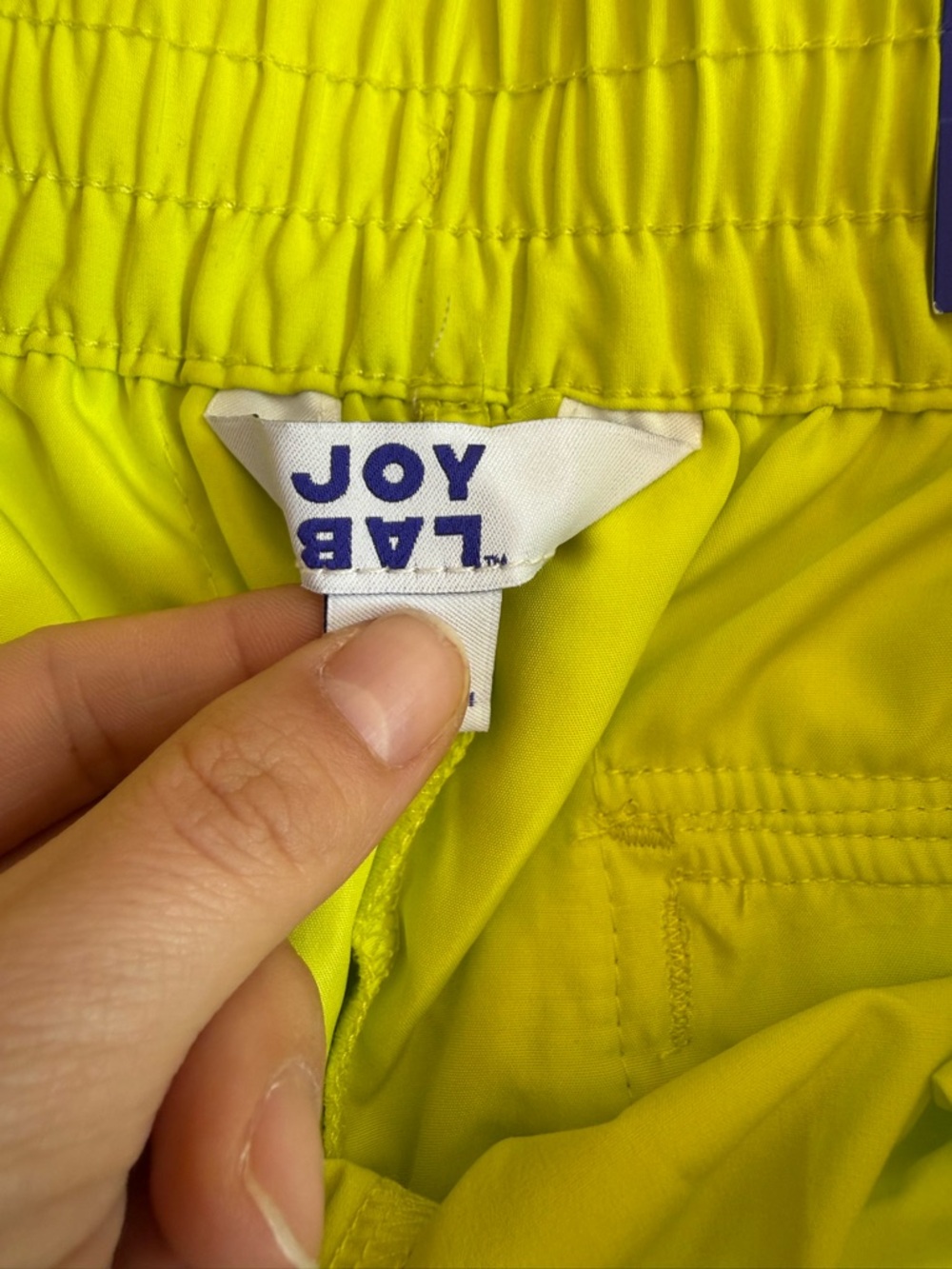JoyLab Neon Yellow Jogger Pants NWT - Picture 7 of 9